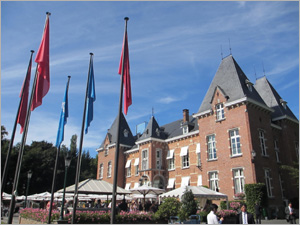 ベルギーの古城ホテル